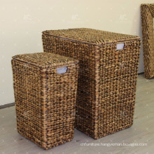 Water Hyacinth Laundry Basket Wicker Furniture - Set of 3